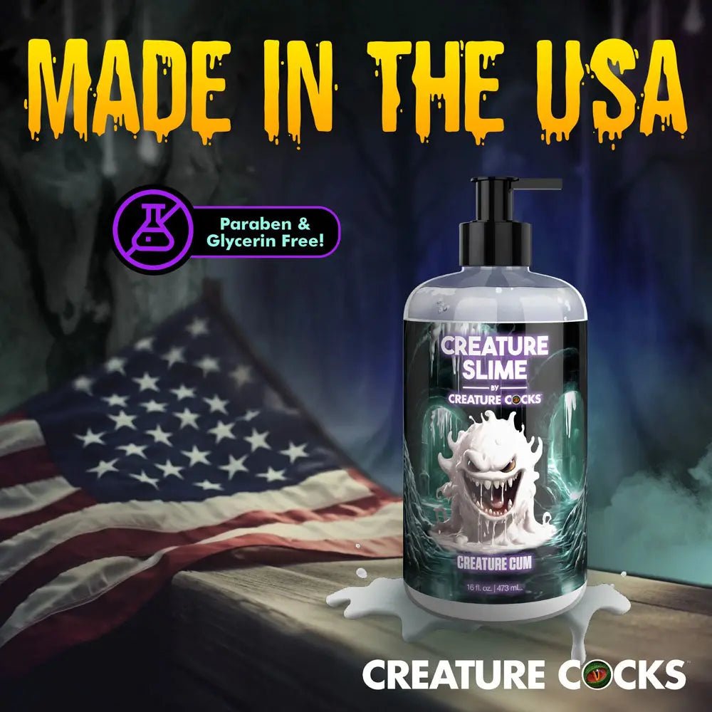 Shop affordable quality Creature Slime by Creature Cocks - Creature Cum - Cum Lubricant - 473 ml Pump Bottle - Discreet Intimate Essentials - LOTIONS & LUBES - XR Brands