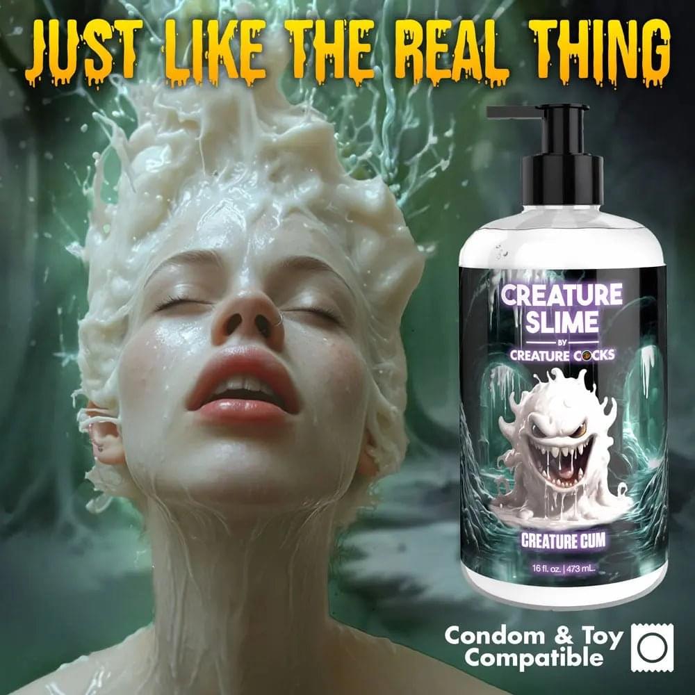Creature Slime by Creature Cocks - Creature Cum - Cum Lubricant - 473 ml Pump Bottle XR Brands Discreet Intimate Essentials.