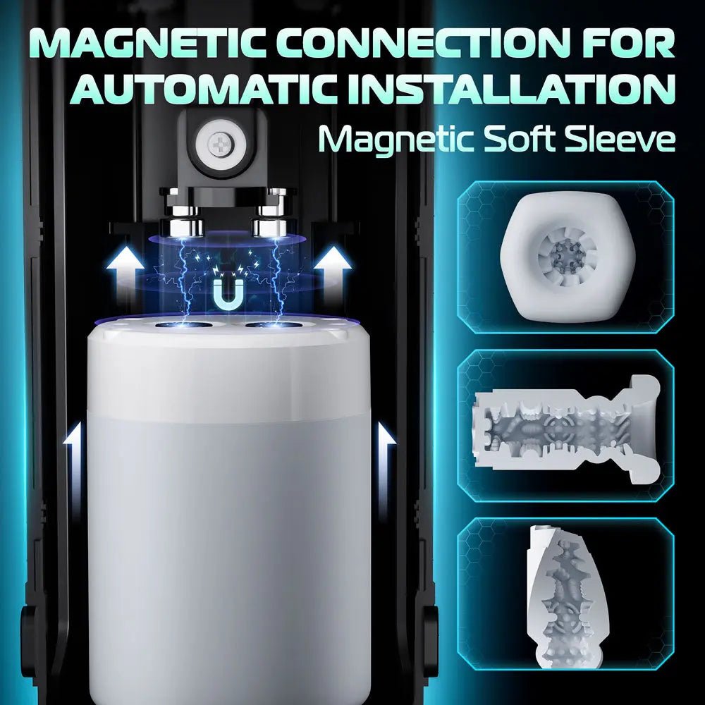Shop affordable quality CyberSkin The Titan - USB Rechargeable Thrusting & Vibrating Auto Masturbator with Heater - Discreet Intimate Essentials - MASTURBATORS - CyberSkin