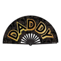 Daddy Folding Fan Wood Rocket Discreet Intimate Essentials.
