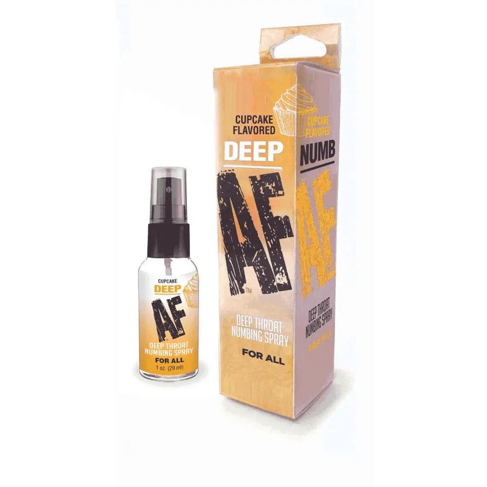 Deep AF - Cupcake - Cupcake Flavoured Deep Throat Spray - 29 ml Little Genie Discreet Intimate Essentials.