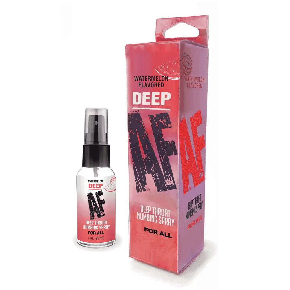 Shop affordable quality Deep AF - Watermelon - Watermelon Flavoured Deep Throat Spray - 29 ml - Discreet Intimate Essentials - ENHANCERS - Little Genie