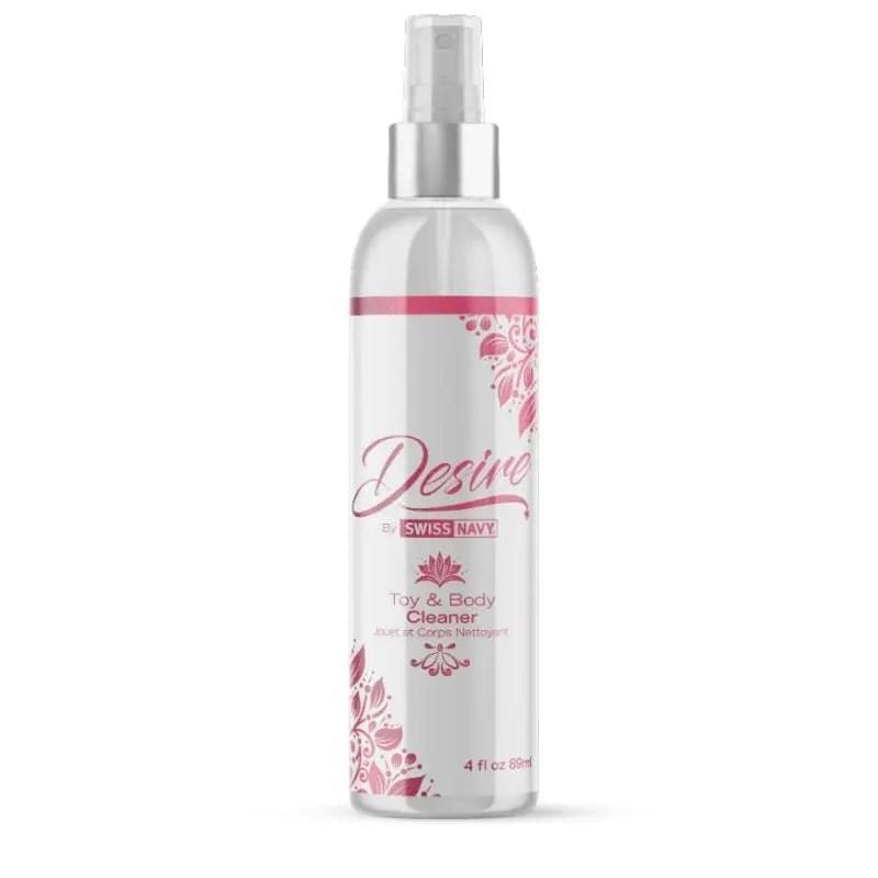 Desire Toy and Body Cleaner 4oz/118ml Swiss Navy Discreet Intimate Essentials.
