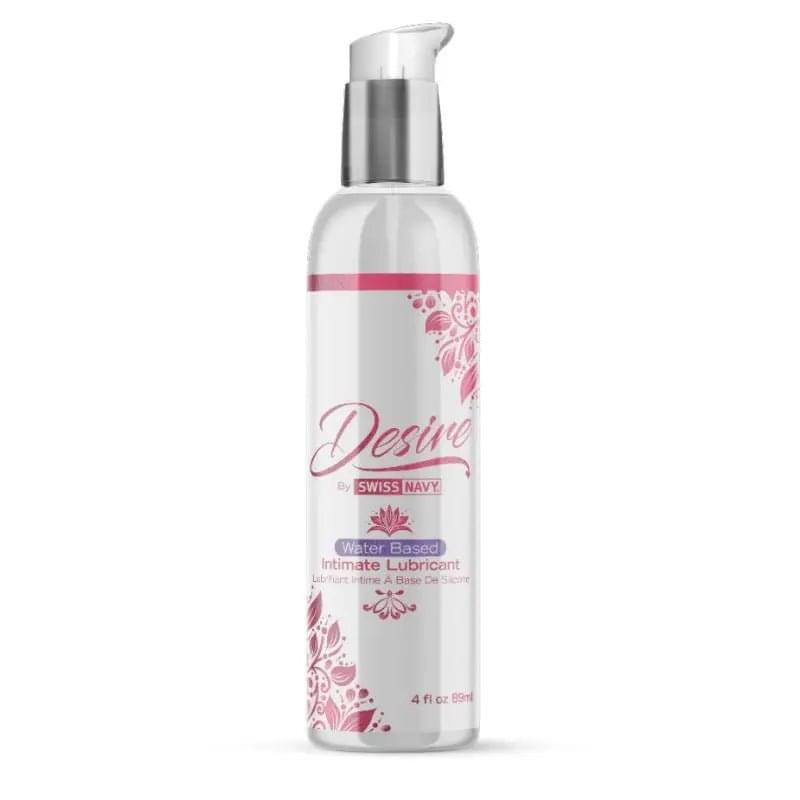 Desire Water Based Intimate Lubricant 4oz/118ml Swiss Navy Discreet Intimate Essentials.