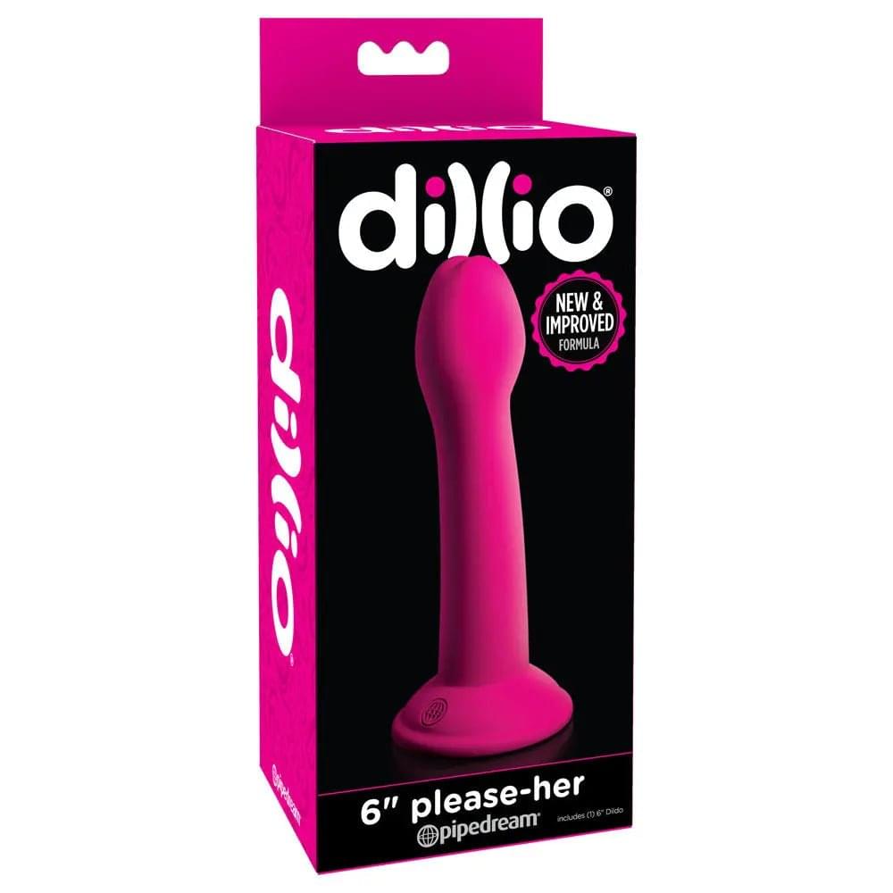 Dillio 6'' Please-Her -  15.2 cm Dong Pipedream Discreet Intimate Essentials.