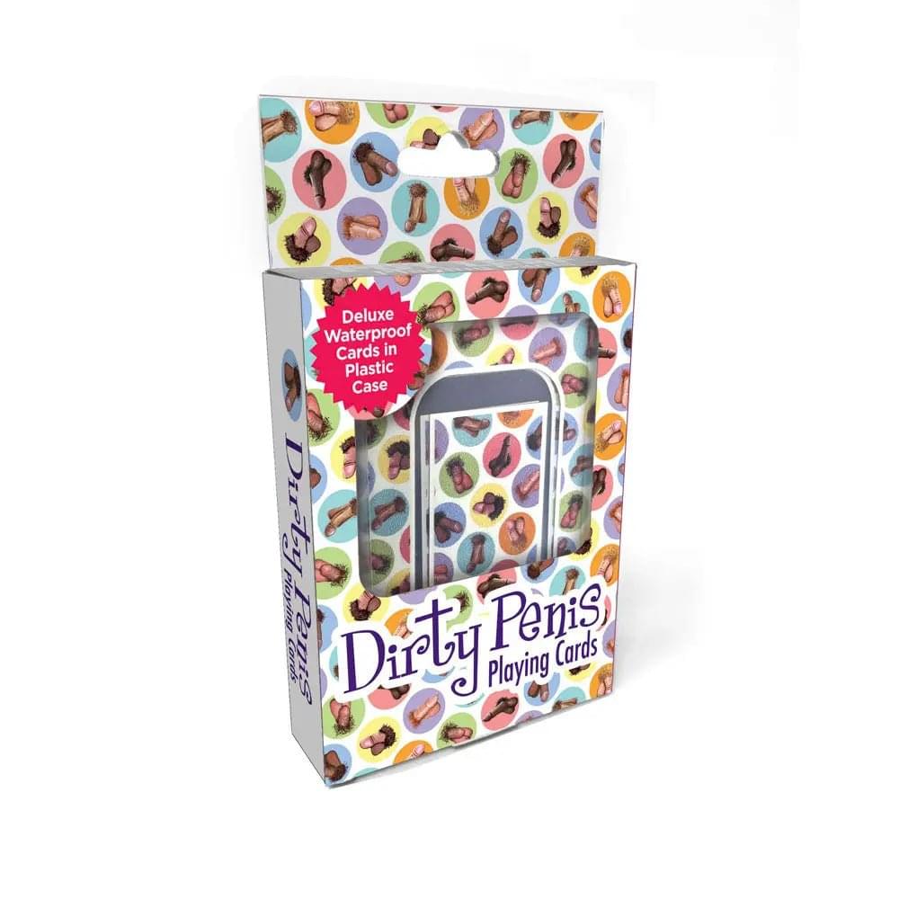 Dirty Penis Playing Cards - Waterproof Novelty Playing Cards Little Genie Discreet Intimate Essentials.