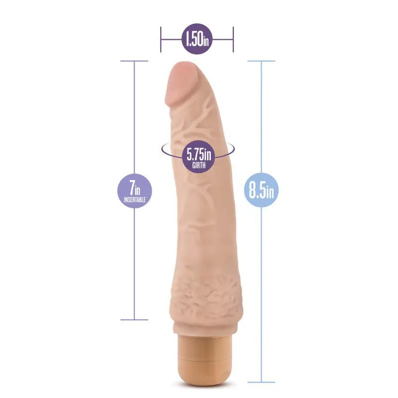Shop affordable quality Dr. Skin Cock Vibe 7 - 8.5'' Cock - 21.6 cm Vibrating Dong - Discreet Intimate Essentials - DONGS - Blush Novelties