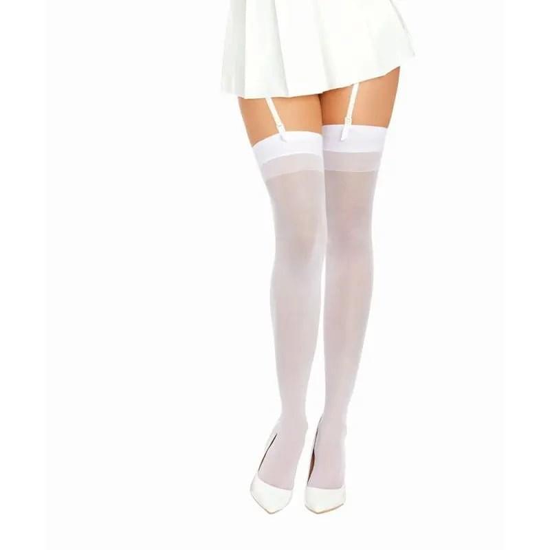 Dreamgirl Back Seam Sheer Thigh High Stockings Black Dreamgirl Discreet Intimate Essentials.