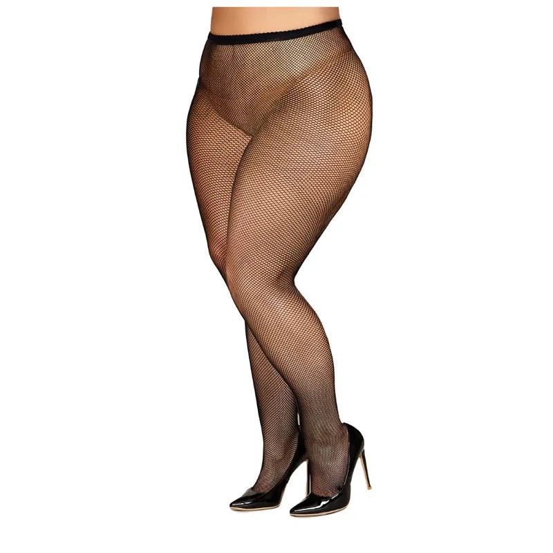 Dreamgirl Basic Fishnet Pantyhose Black Dreamgirl Discreet Intimate Essentials.