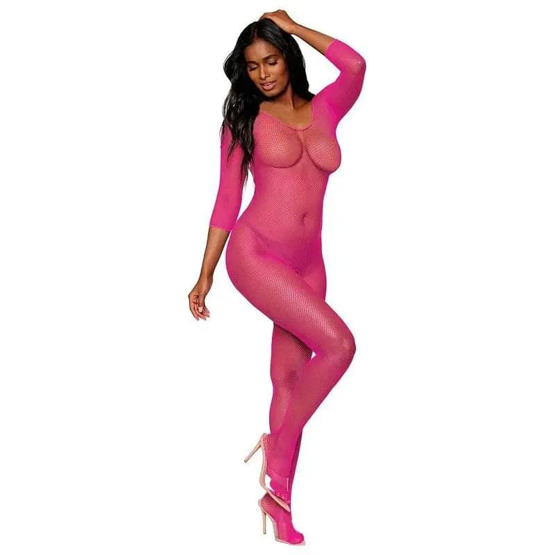 Dreamgirl Open Crotch Body Stocking Black by Dreamgirl from Discreet Intimate Essentials for  Lingerie, quality products at discount affordable prices.
