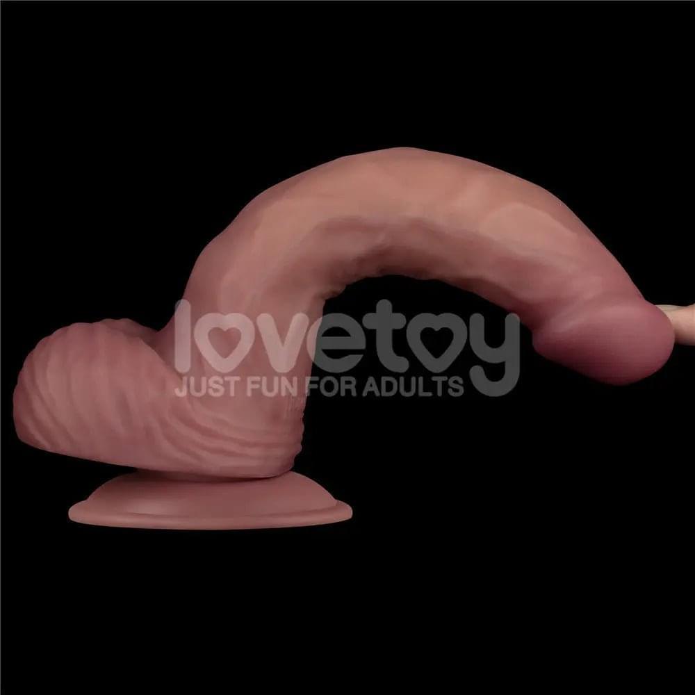 Dual Density Power Cock - 9 Inch  -  23 cm USB Rechargeable Vibrating Dildo Lovetoy Discreet Intimate Essentials.
