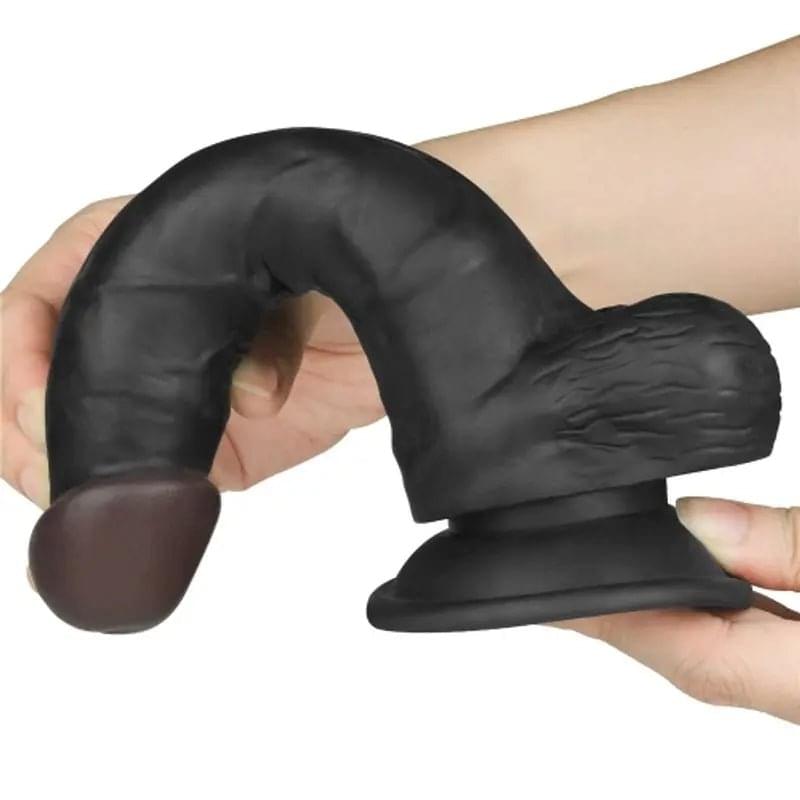 Easy Strap On Set 7.5in Black Lovetoy Discreet Intimate Essentials.