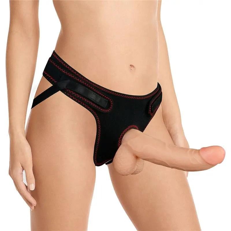Easy Strap On Set 8.5in Lovetoy Discreet Intimate Essentials.