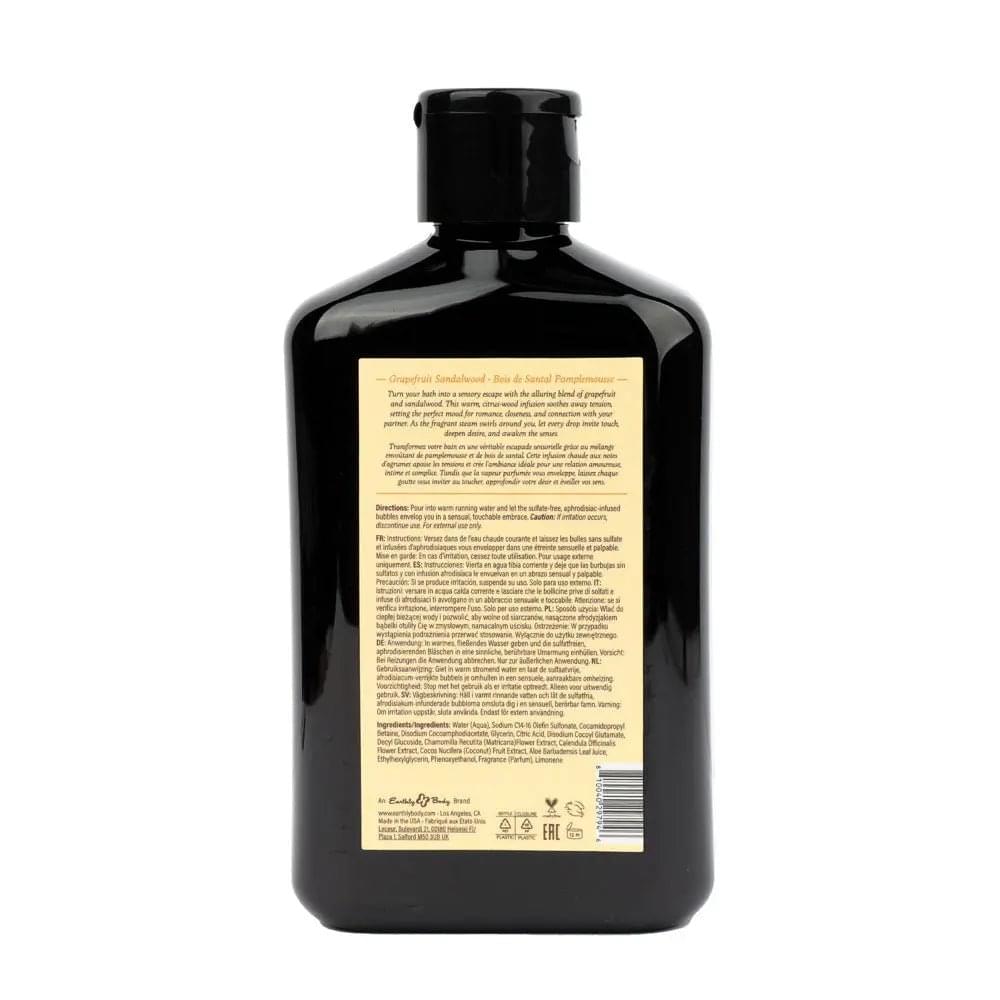 EB Aphrodisiac Bubble Bath GRAPEFRUIT SANDALWOOD - 250 ml - Grapefruit Sandalwood Scented Bubble Bath  - 250 ml Bottle Earthly Body Discreet Intimate Essentials.