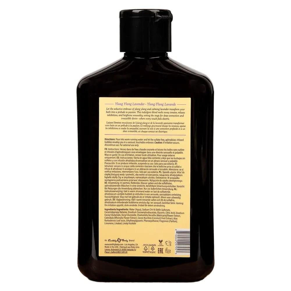 EB Aphrodisiac Bubble Bath YLANG YLANG LAVENDER - 250 ml - Ylang Ylang Lavender Scented Bubble Bath  - 250 ml Bottle Earthly Body Discreet Intimate Essentials.