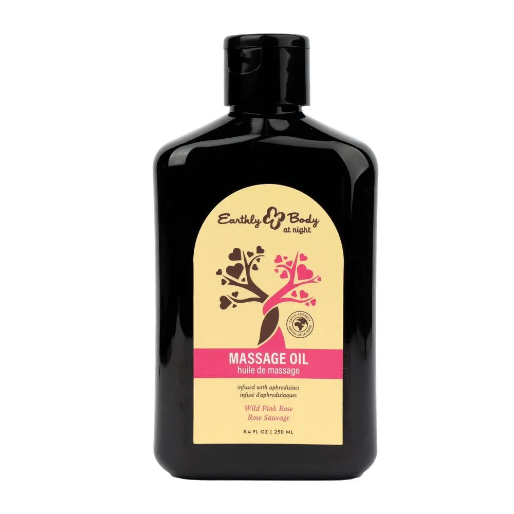 Shop affordable quality EB Aphrodisiac Massage Oil WILD PINK ROSE - 250 ml - Wild Pink Rose Scented Massage Oil - 250 ml Bottle - Discreet Intimate Essentials - LOTIONS & LUBES - Earthly Body