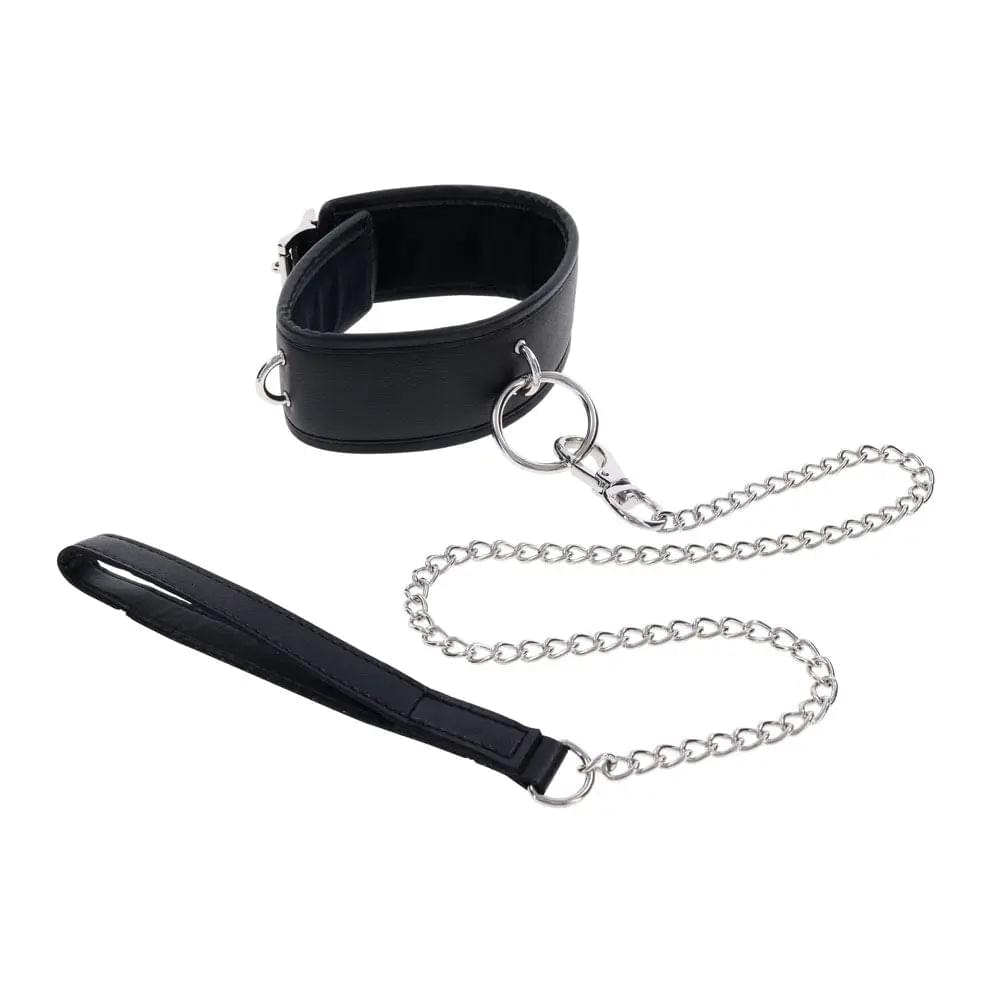 EDGE Collar & Leash -  Neck Restraint with Heavy Duty Metal Leash Sportsheets Discreet Intimate Essentials.