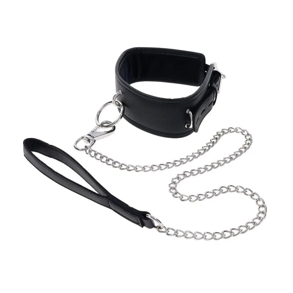 EDGE Collar & Leash -  Neck Restraint with Heavy Duty Metal Leash Sportsheets Discreet Intimate Essentials.