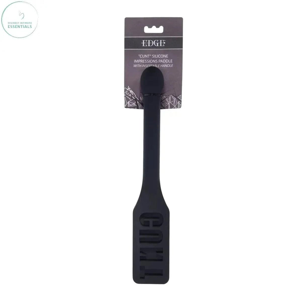 EDGE CUNT Silicone Paddle -  Silicone Paddle with Insertable Handle Sportsheets Discreet Intimate Essentials.