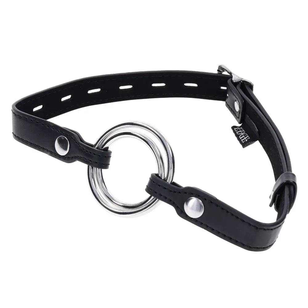 EDGE Interchangeable Ring Gag -  Mouth Gag Restraint with 2 Interchangeable Pieces Sportsheets Discreet Intimate Essentials.