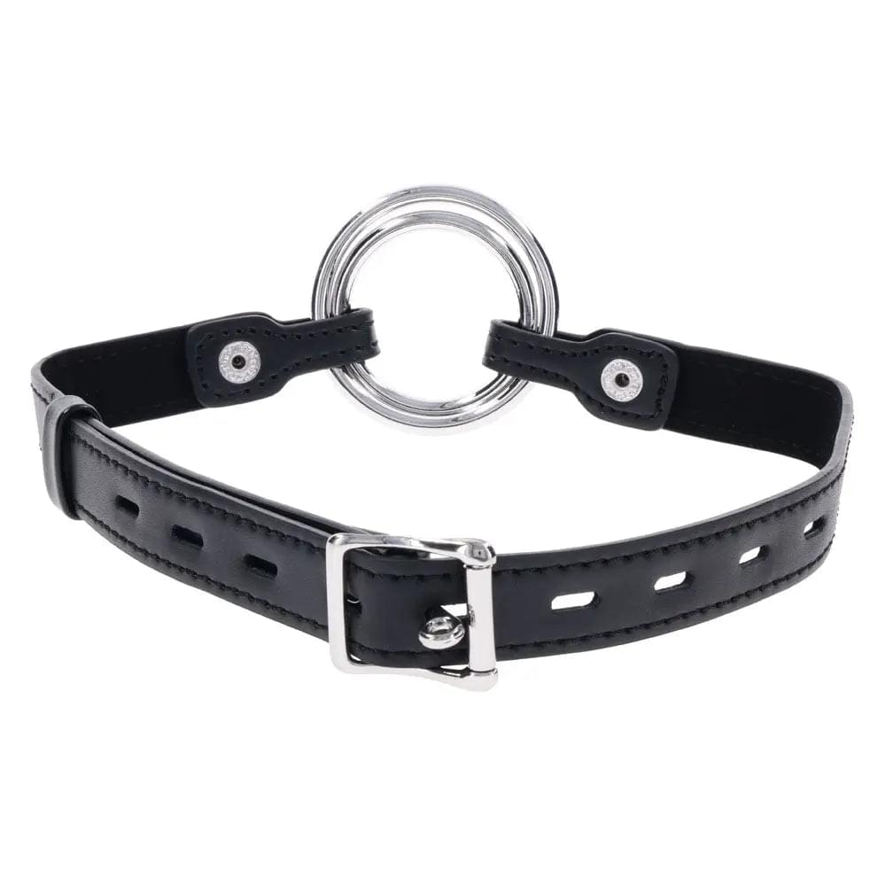 EDGE Interchangeable Ring Gag -  Mouth Gag Restraint with 2 Interchangeable Pieces Sportsheets Discreet Intimate Essentials.