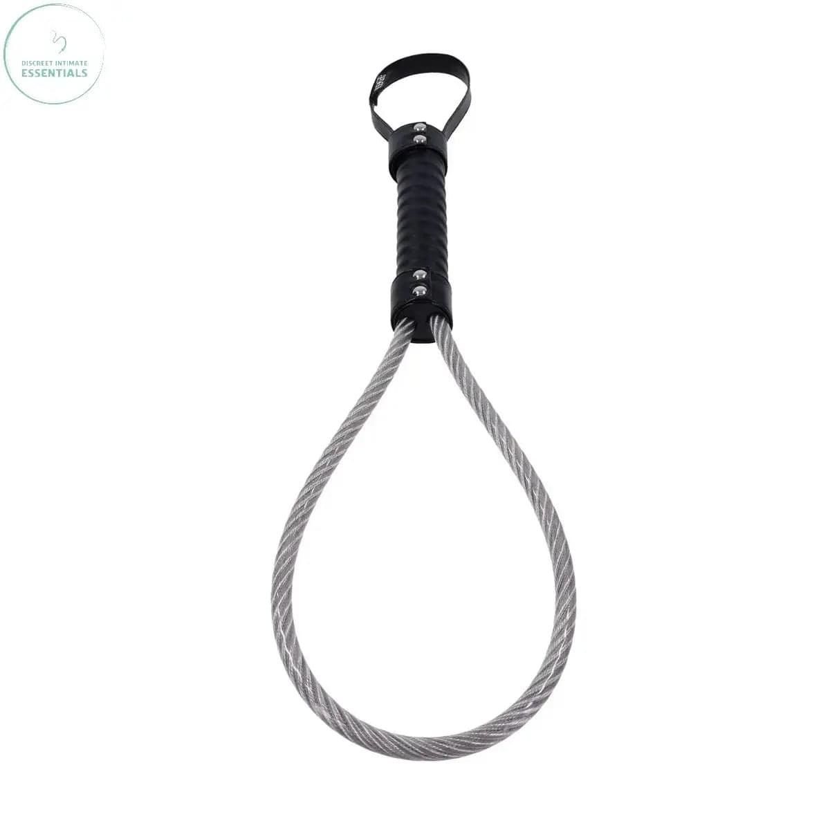 EDGE Metal Loop Spanker - Metal Spanker Whip Sportsheets Discreet Intimate Essentials.