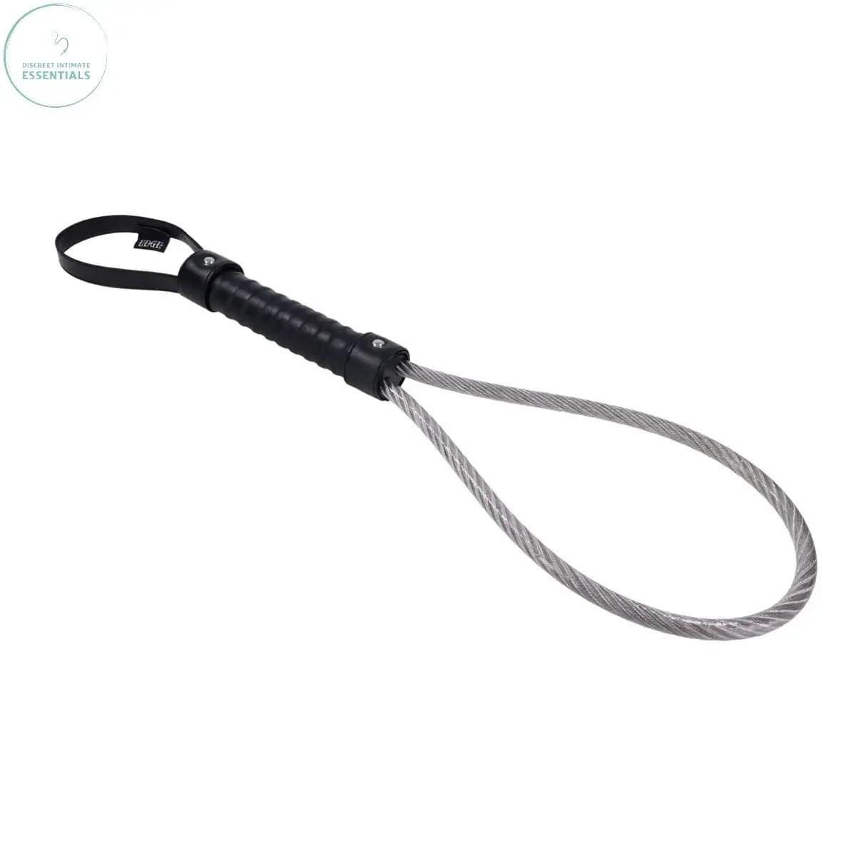 EDGE Metal Loop Spanker - Metal Spanker Whip Sportsheets Discreet Intimate Essentials.
