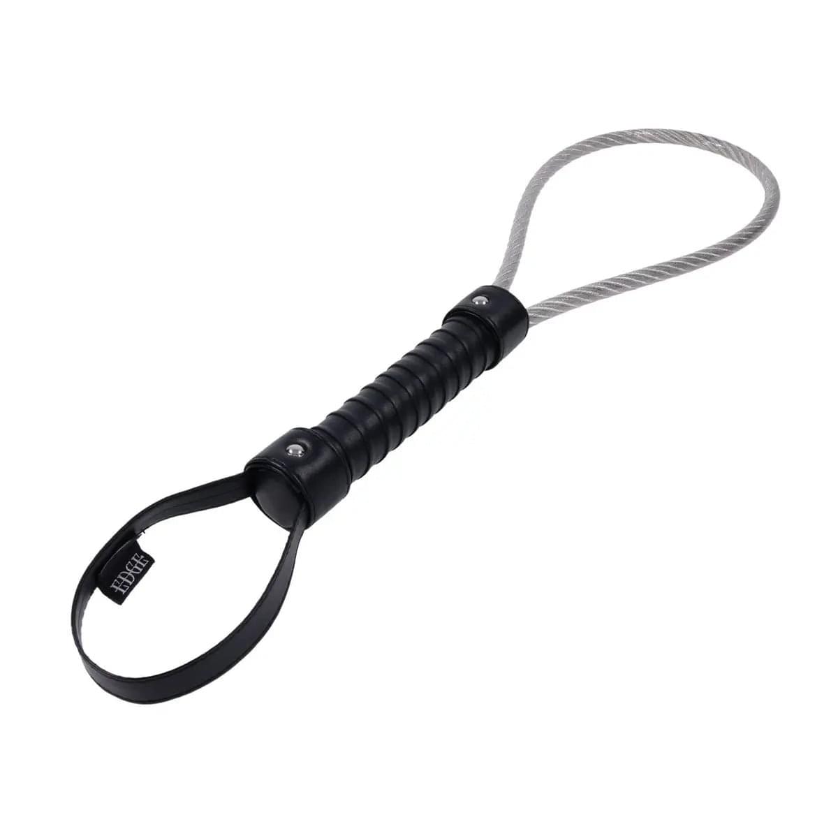 EDGE Metal Loop Spanker - Metal Spanker Whip Sportsheets Discreet Intimate Essentials.