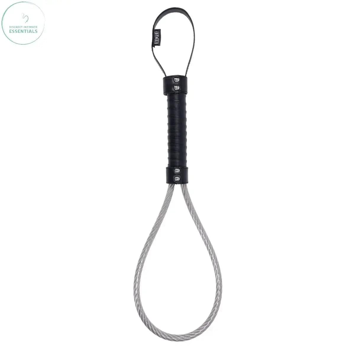 EDGE Metal Loop Spanker - Metal Spanker Whip Sportsheets Discreet Intimate Essentials.