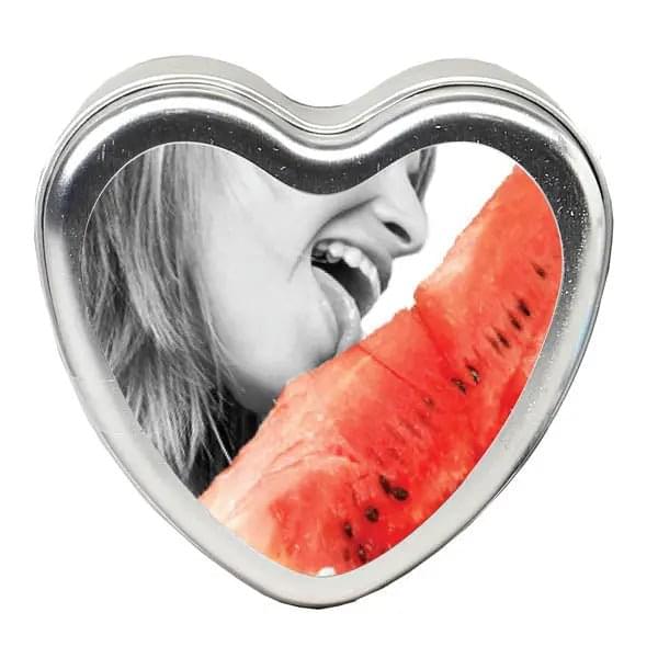 Edible Massage Candle - Watermelon Flavoured - 113 g Earthly Body Discreet Intimate Essentials.