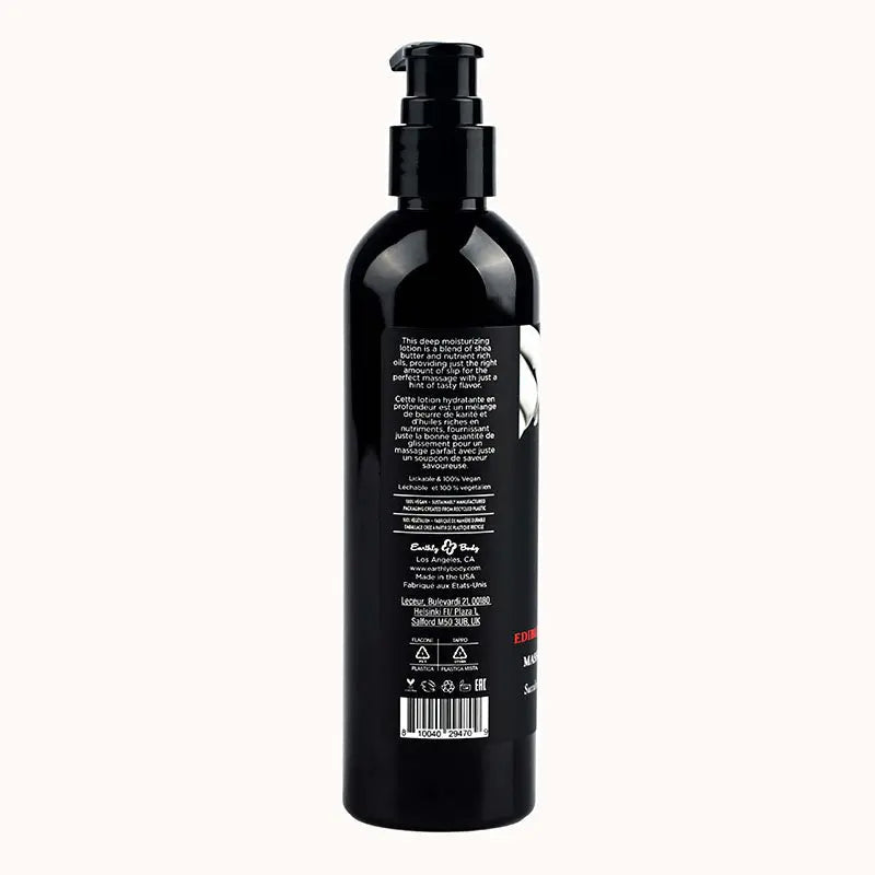 Shop affordable quality Edible Massage Lotion - Strawberry - Strawberry Flavoured Massage Lotion - 237 ml - Discreet Intimate Essentials - LOTIONS & LUBES - Earthly Body