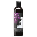 Edible Massage Oil - Gushing Grape Flavoured - 237 ml Bottle Earthly Body Discreet Intimate Essentials.