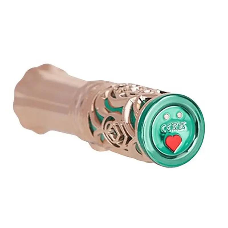 Emerald Kiss 4 In 1 Lipstick Vibrator BMS Discreet Intimate Essentials.