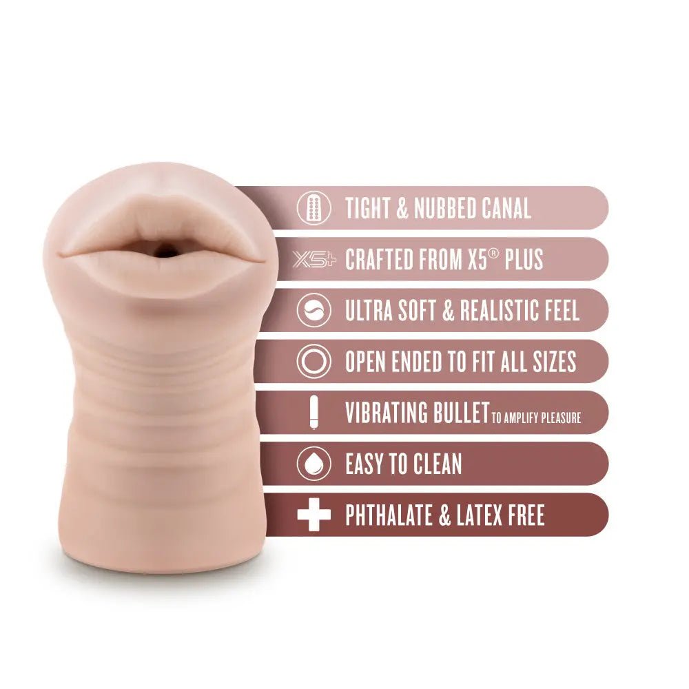 Shop affordable quality EnLust - Nicole - Vibrating Oral Stroker - Discreet Intimate Essentials - MASTURBATORS - Blush Novelties