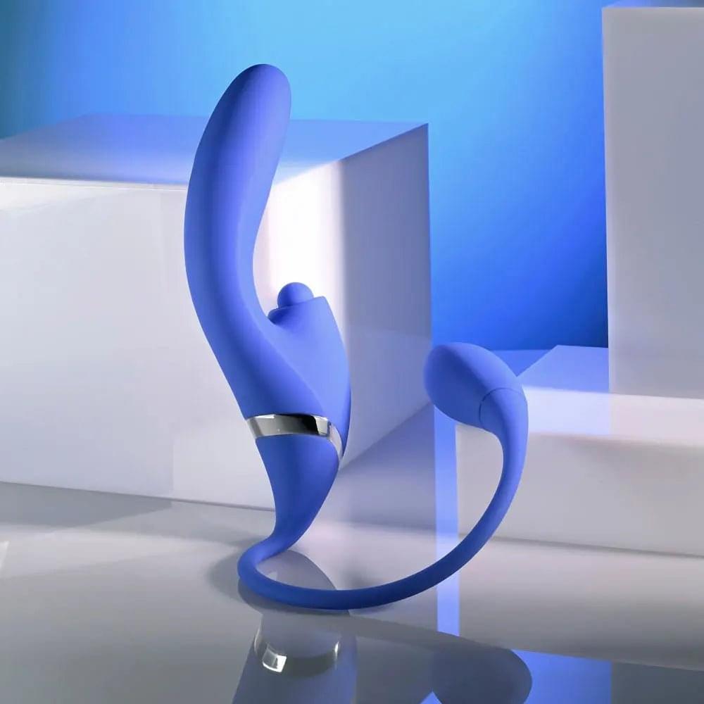 Evolved ALL IN -  USB Recahrgeable Triple Stimulating Vibrator Evolved Discreet Intimate Essentials.