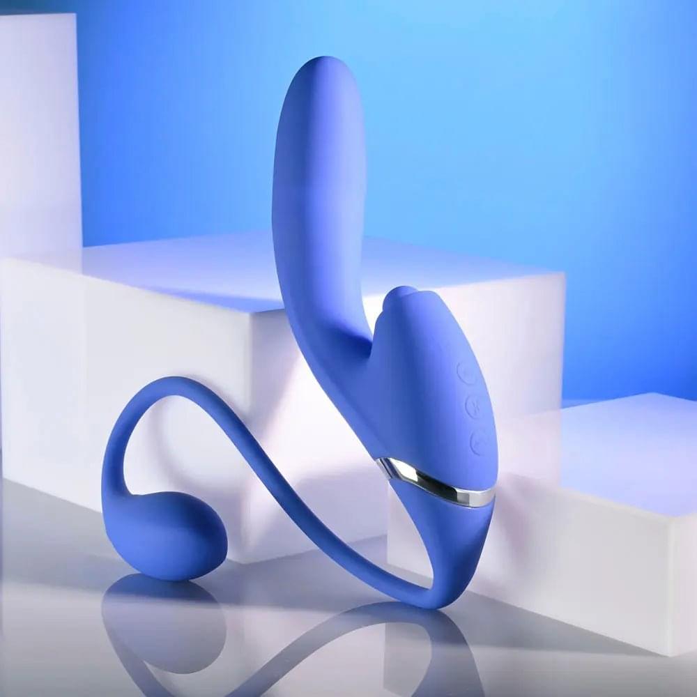 Evolved ALL IN -  USB Recahrgeable Triple Stimulating Vibrator Evolved Discreet Intimate Essentials.