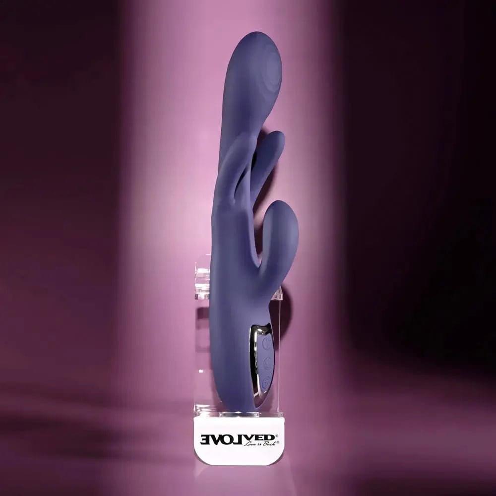 Evolved BOW DOWN -  USB Rechargeable Rabbit Vibrator Evolved Discreet Intimate Essentials.