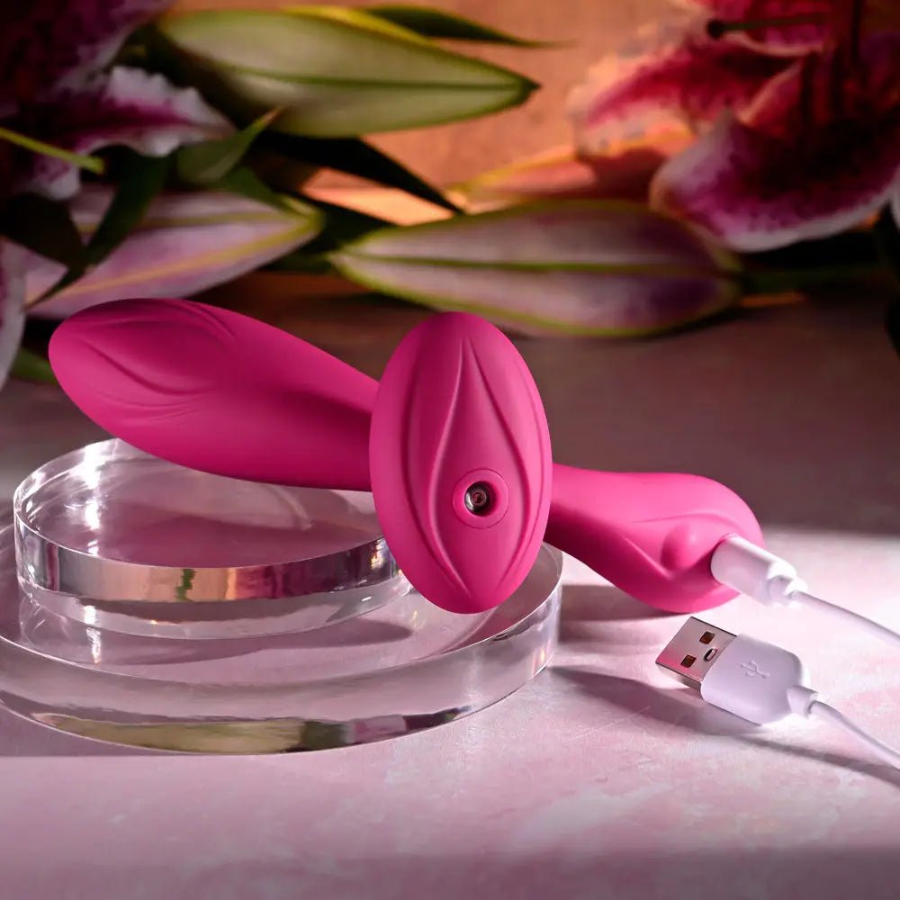 Shop affordable quality Evolved CHERRY POSE - 16.1 cm USB Rechargeable Flexible & Posable Vibrator with Remote - Discreet Intimate Essentials - VIBRATORS - Evolved