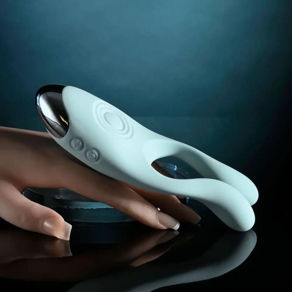Evolved COUPLES THERAPY - Teal USB Rechargeable Couples Stimulator Evolved Discreet Intimate Essentials.