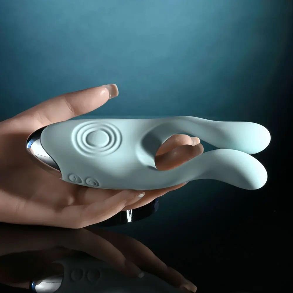 Evolved COUPLES THERAPY - Teal USB Rechargeable Couples Stimulator Evolved Discreet Intimate Essentials.