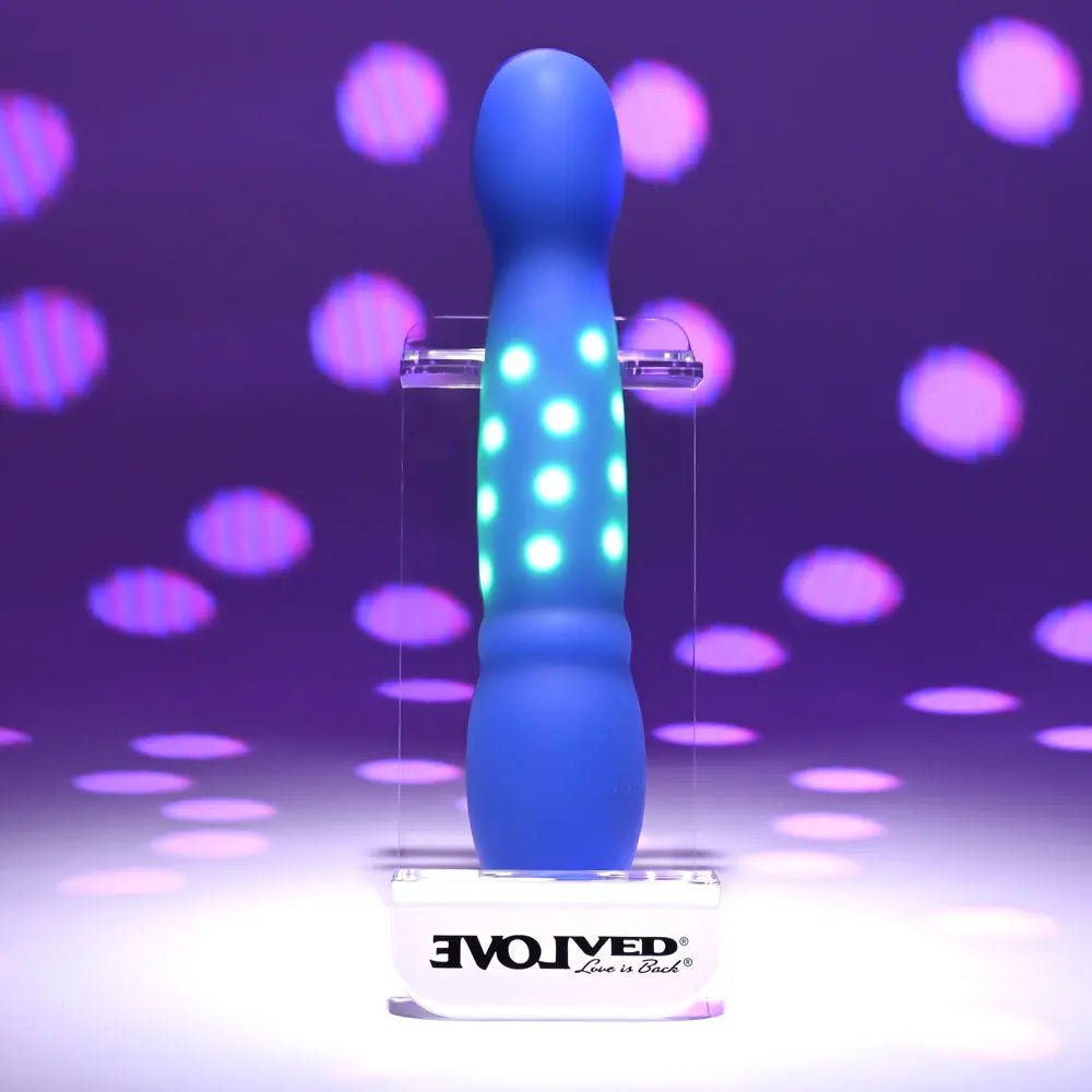 Shop affordable quality Evolved DISCO DIVA - 20.9 cm USB Rechargeable Light Up Vibrator - Discreet Intimate Essentials - VIBRATORS - Evolved