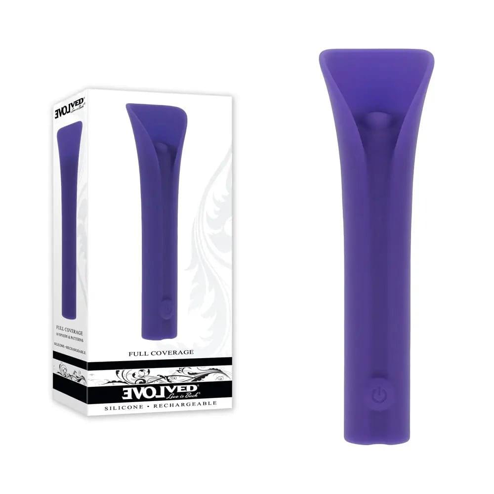 Evolved FULL COVERAGE -  11.9 cm USB Rechargeable Bullet Evolved Discreet Intimate Essentials.