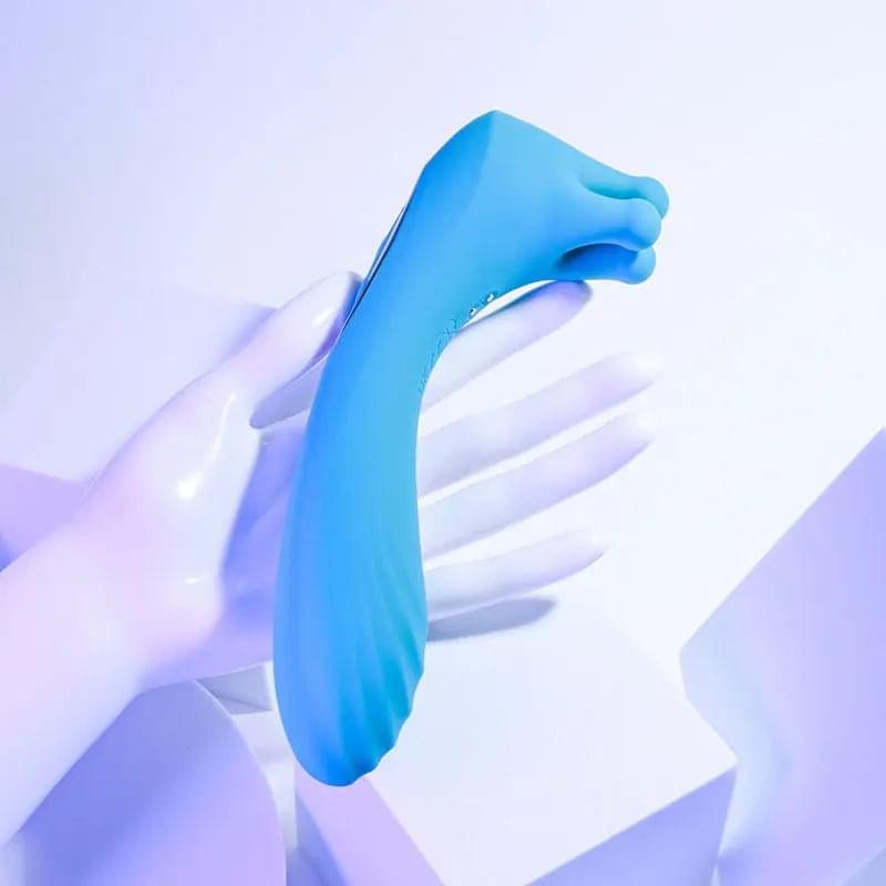 Evolved HEADS OR TAILS - Blue 19.3 cm USB Rechargeable Dual Ended Massager Evolved Discreet Intimate Essentials.