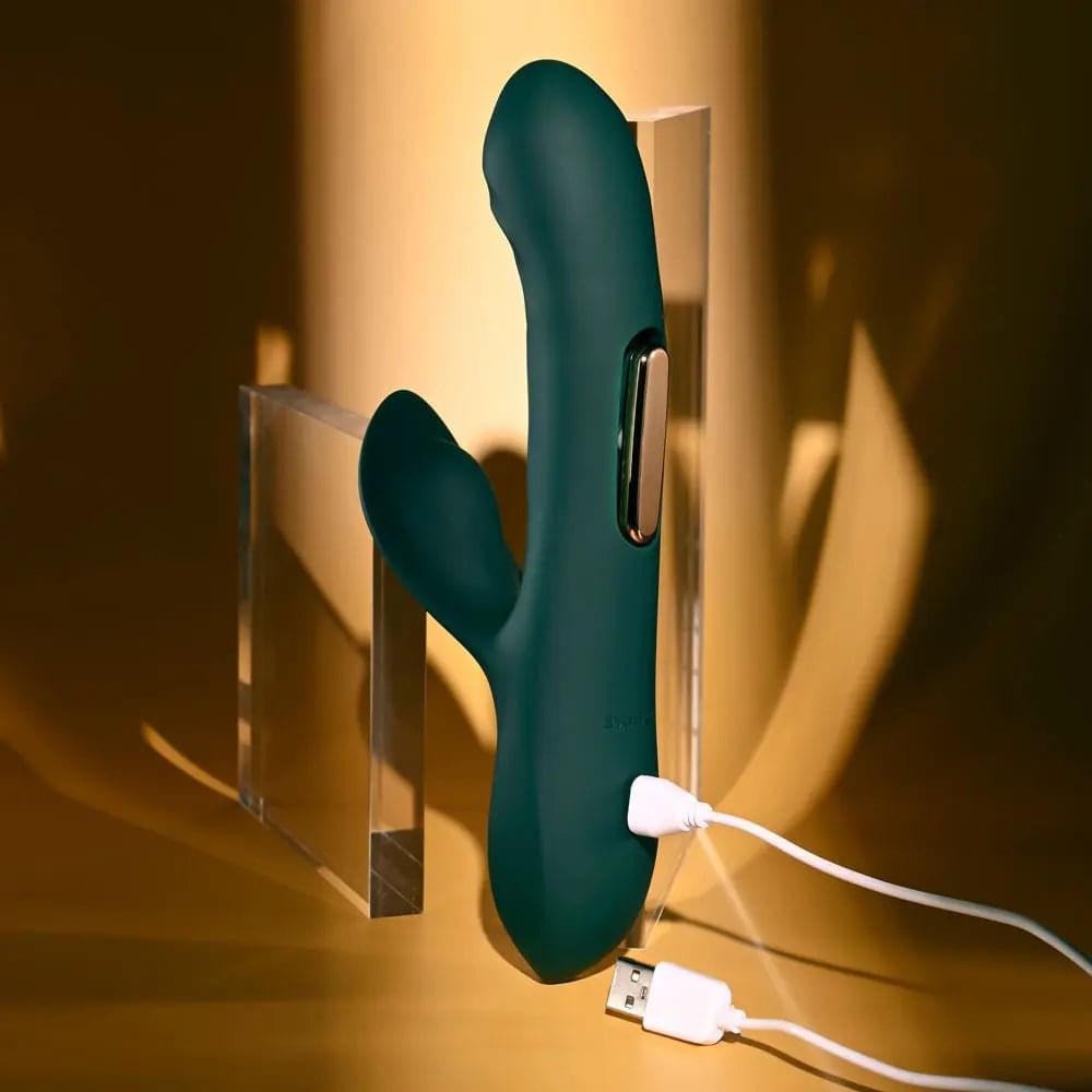 Evolved HEART OF GOLD -  USB Rechargeable Rabbit Vibrator Evolved Discreet Intimate Essentials.