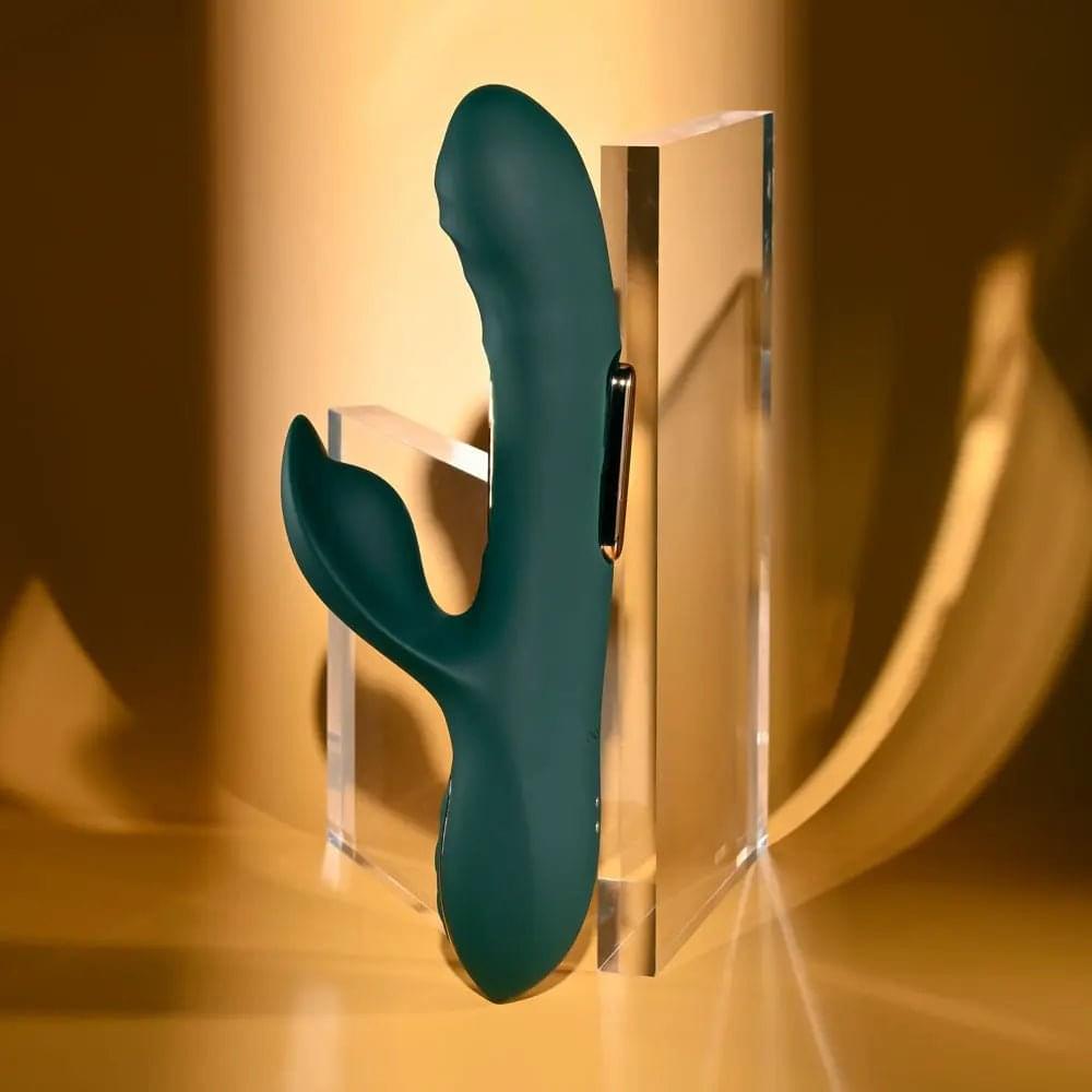 Evolved HEART OF GOLD -  USB Rechargeable Rabbit Vibrator Evolved Discreet Intimate Essentials.