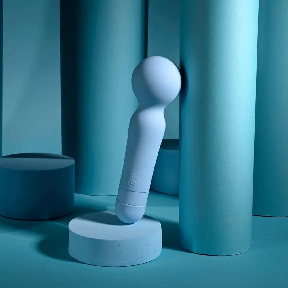 Evolved IRIS -  18.3 cm USB Rechargeable Massage Wand Evolved Discreet Intimate Essentials.