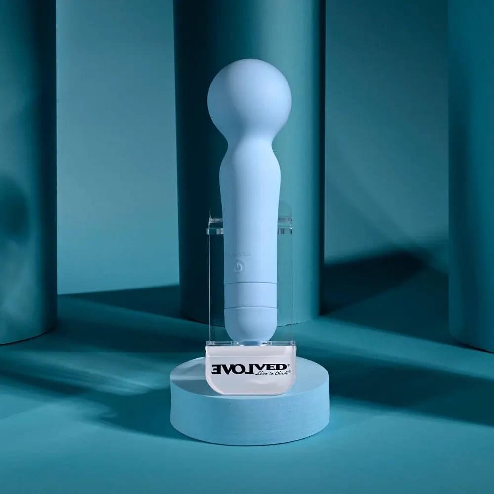Evolved IRIS -  18.3 cm USB Rechargeable Massage Wand Evolved Discreet Intimate Essentials.