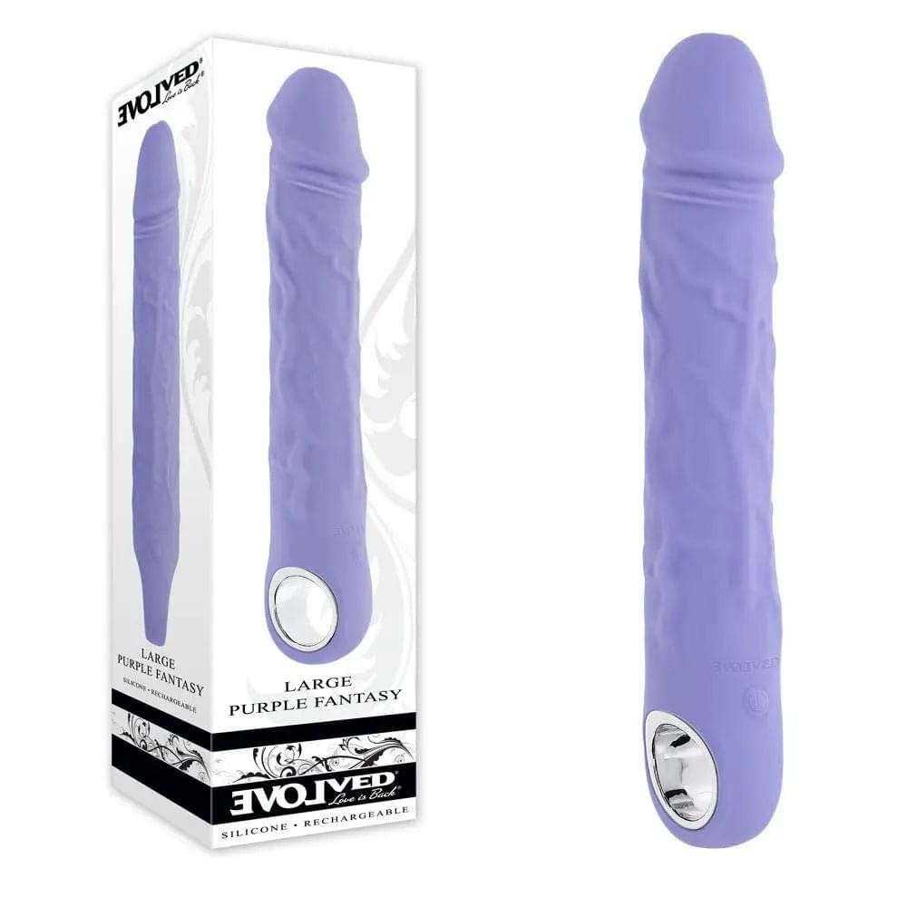 Evolved LARGE  FANTASY -  21.8 cm USB Rechargeable Vibrator Evolved Discreet Intimate Essentials.