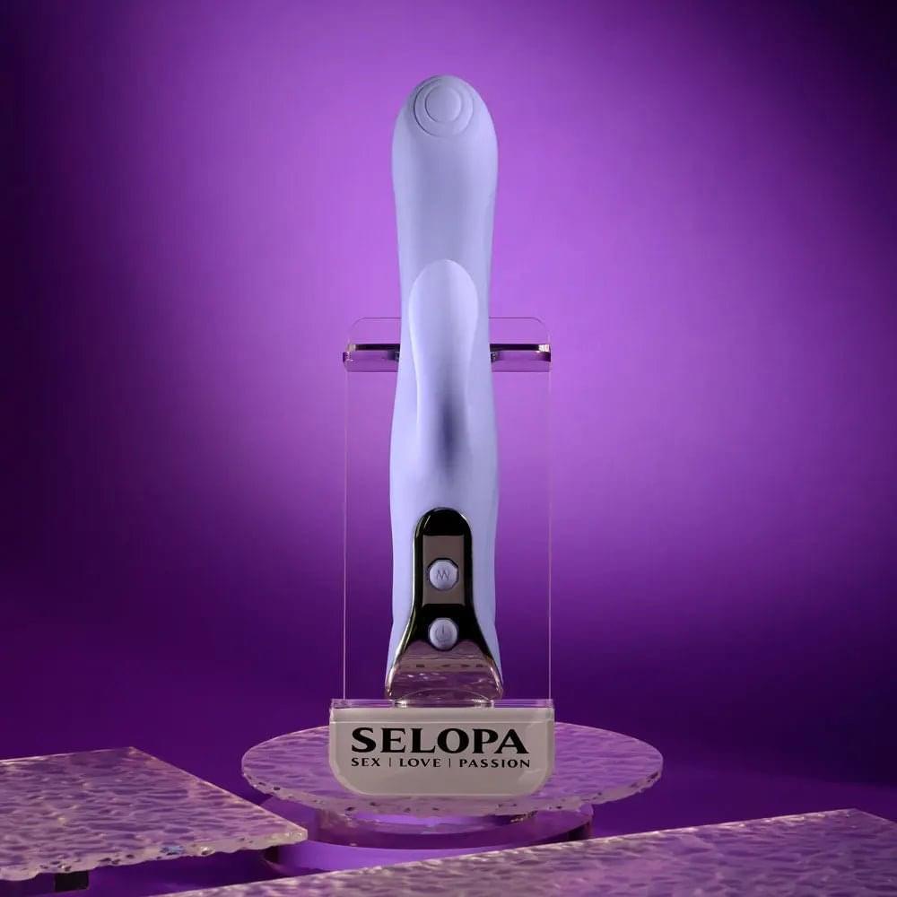 Evolved LAVENDER LOVE -  23.3 cm USB Rechargeable Rabbit Vibrator Selopa Discreet Intimate Essentials.