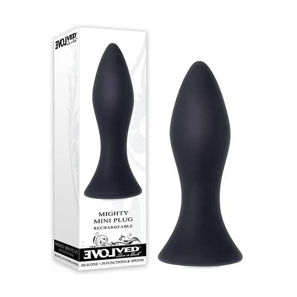 Evolved Mighty Mini Plug -  8.9 cm (3.5'') USB Rechargeable Butt Plug Evolved Discreet Intimate Essentials.